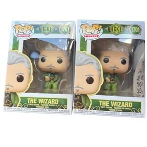Funko Pop Movies Wicked The Wizard 1701 Vinyl Figure (Set of 2 )Broadway New OS
